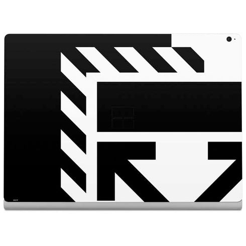 Black and White Geometric Shapes Surface Book 2 15in Skin